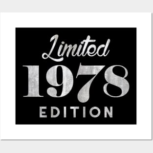 Limited Edition 1978 40th Birthday Posters and Art